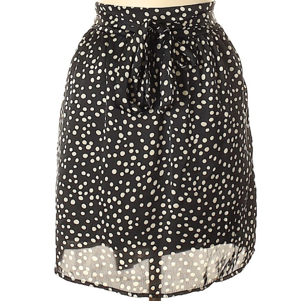 Maurice’s hi-low polka dot skirt